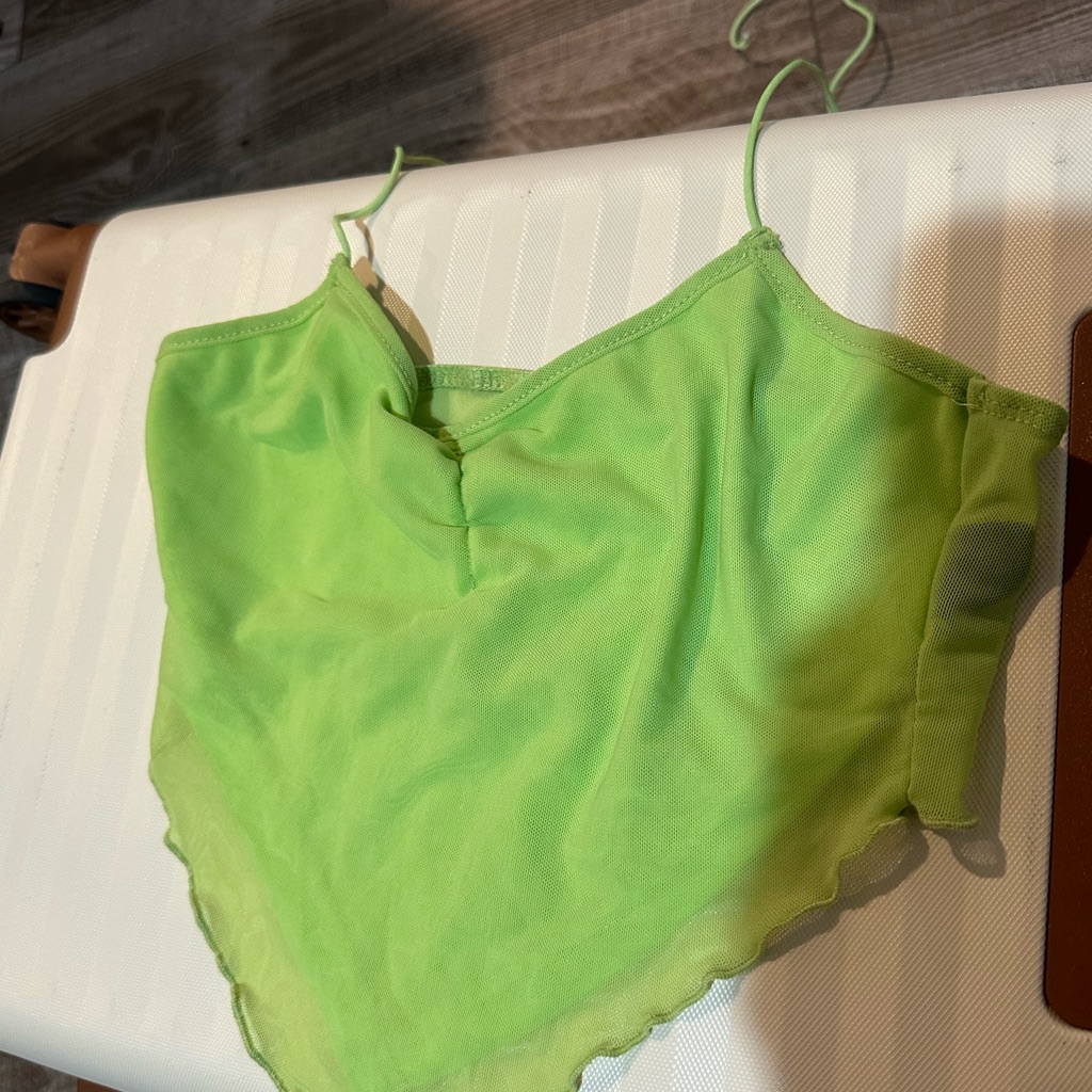 Lime Green Spaghetti Strap Top Lime Green Spaghetti Strap Top